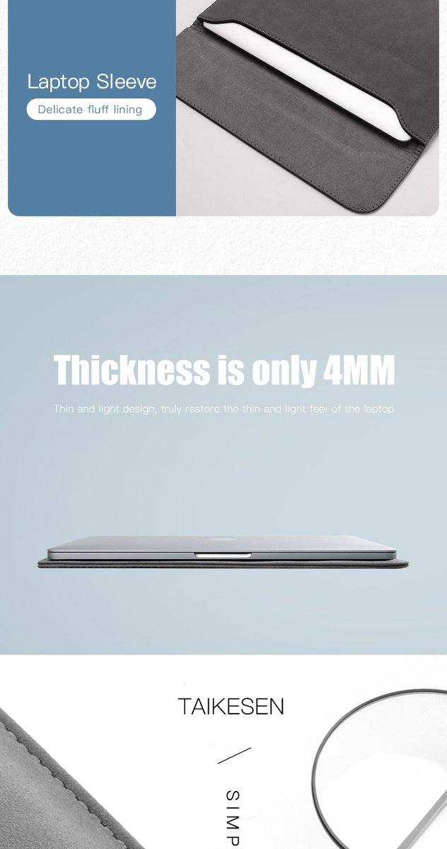 TAIKESEN Sleeve Bag For Laptops - Premium Laptop Bags from Dressmycell.com - Just $30.00! Shop now at Dressmycell.com TAIKESEN Sleeve Bag For Laptops - Premium Laptop Bags from Dressmycell.com - Just $30.00! Shop now at Dressmycell.com